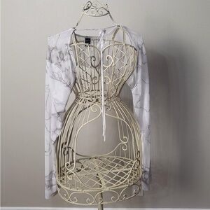 Marble Long Sleeve Women's Top